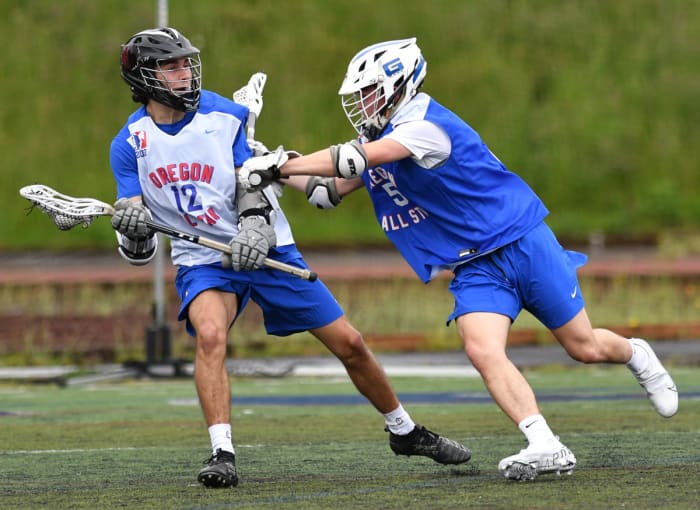 Oregon high school boys lacrosse 2022 all star game Taylor Balkom 22